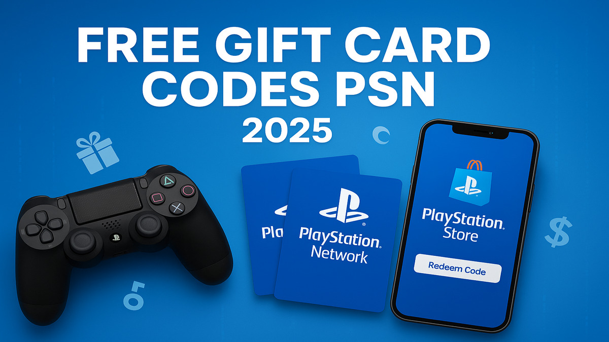 Free gift card codes PSN 2025 – How to get free PSN gift cards safely