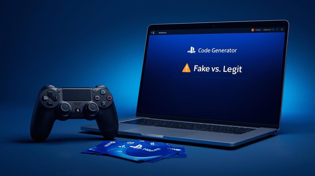 PSN gift card code generator free – fake vs real PlayStation code tools comparison