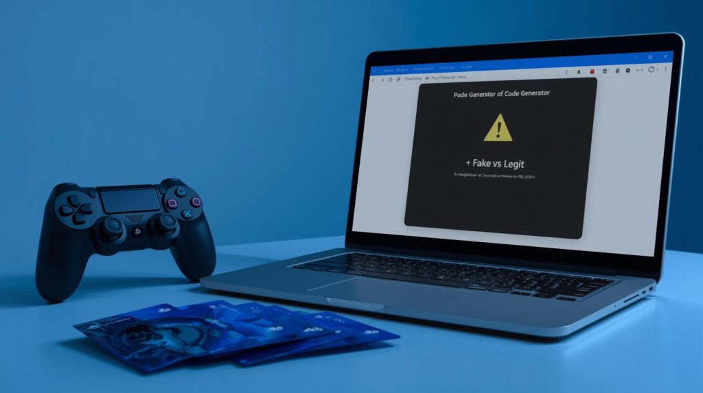 PSN gift card code generator free – fake vs real PlayStation code tools comparison.